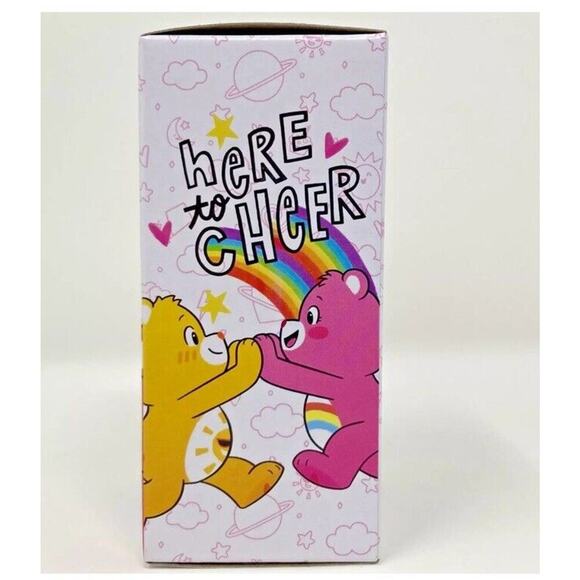 Care Bears Cheer Bear Mini Plush 3 Inch Collectible Pink Rainbow Brand New - Picture 2 of 5